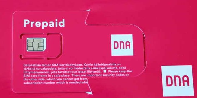 DNA　SIMカード